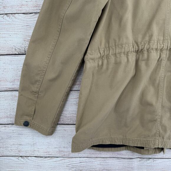 Timberland Brookfield Mountain Twill Bomber Jacket Mens XL Beige Cargo Explorer - Picture 13 of 14